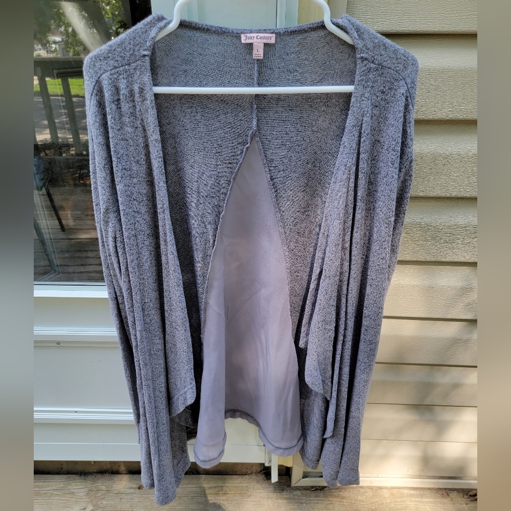 Juicy Couture Grey Cardigan Large